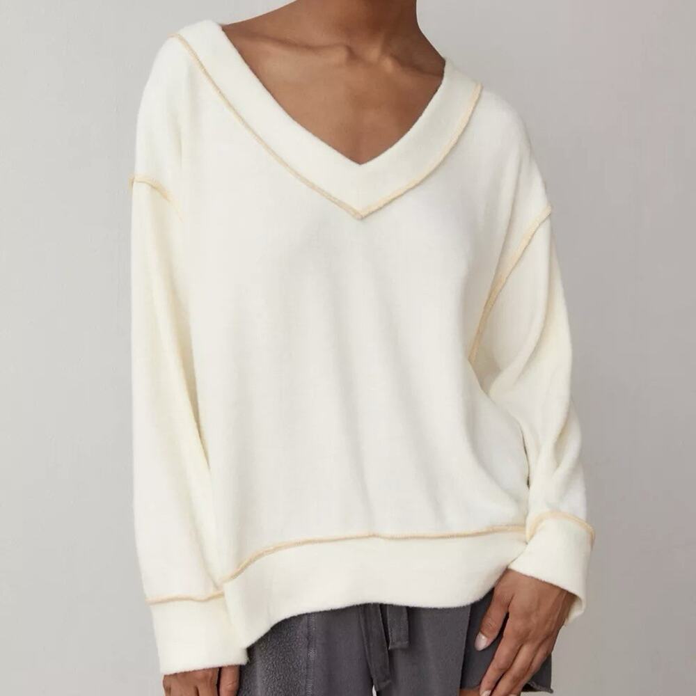 Urban Outfitters Out From Under Cody V Neck Sweatshirt Oversized Womens Small